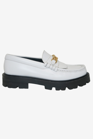 Celine Horsebit Accent Leather Loafers sz 36 - Designer Loafers at The Find Luxury Resale - Vancouver, Canada