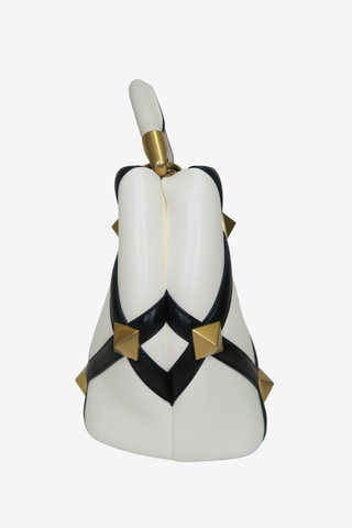 Valentino Small Roman Stud Top Handle Bag - Designer Handbags at The Find Luxury Resale - Vancouver, Canada