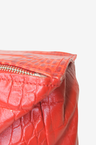 Givenchy Large Pandora Embossed Croc - Designer Handbags at The Find Luxury Resale - Vancouver, Canada