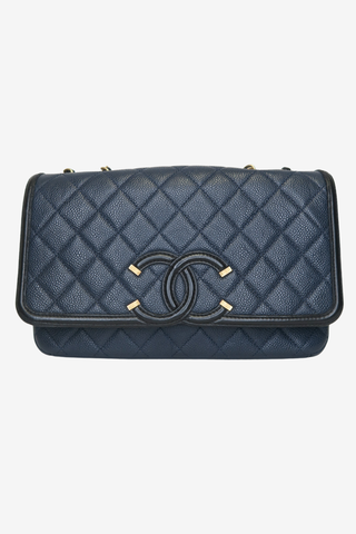 Chanel Medium Filigree Flap Bag - Designer handbag at The Find Luxury Resale - Vancouver, Canada