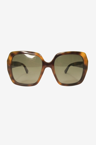 Gucci Interlocking G Logo Square Sunglasses