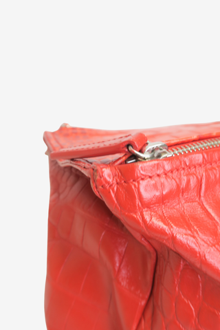 Givenchy Large Pandora Embossed Croc - Designer Handbags at The Find Luxury Resale - Vancouver, Canada