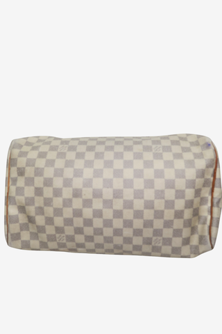 Louis Vuitton Speedy 35 Damier Azur - Designer Handbags at The Find Luxury Resale - Vancouver, Canada