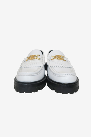 Celine Horsebit Accent Leather Loafers sz 36 - Designer Loafers at The Find Luxury Resale - Vancouver, Canada