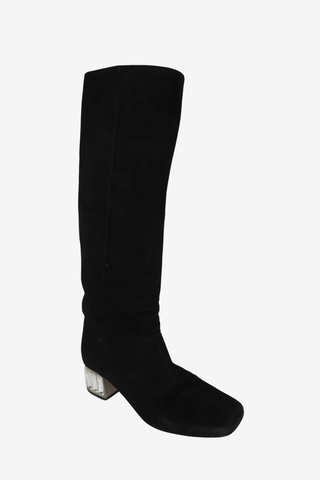 Miu Miu Suede Boots sz 36.5 - Designer boots at The Find Luxury Resale - Vancouver, Canada