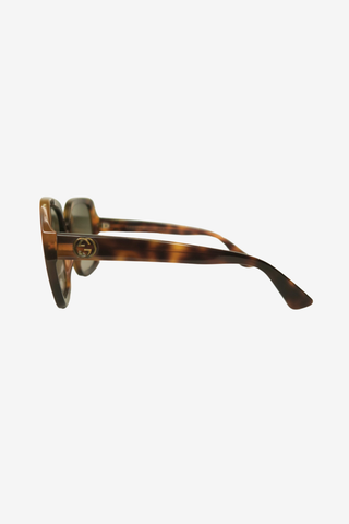 Gucci Interlocking G Logo Square Sunglasses - Designer Sunglasses at The Find Luxury Resale - Vancouver, Canada