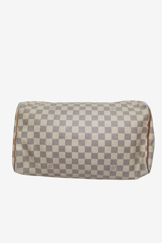 Louis Vuitton Speedy 35 Damier Azur - Designer Handbags at The Find Luxury Resale - Vancouver, Canada