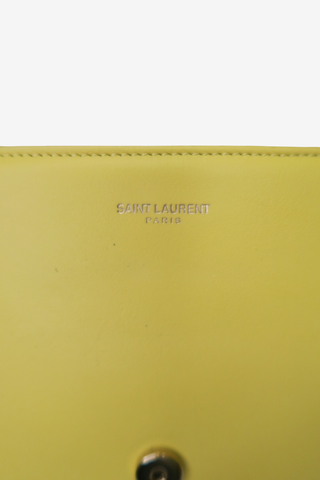 Saint Laurent Yellow Clutch - Designer clutch at The Find Luxury Resale - Vancouver, Canada