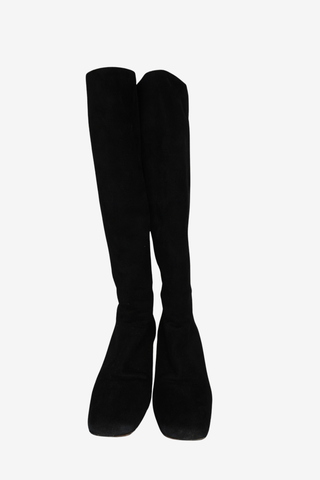 Miu Miu Suede Boots sz 36.5 - Designer boots at The Find Luxury Resale - Vancouver, Canada