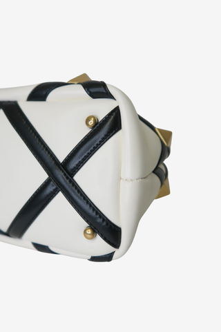 Valentino Small Roman Stud Top Handle Bag - Designer Handbags at The Find Luxury Resale - Vancouver, Canada