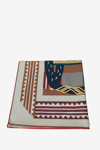 Hermès Fantaisie d'Etriers Silk Scarf - Designer Scarves at The Find Luxury Resale - Vancouver, Canada