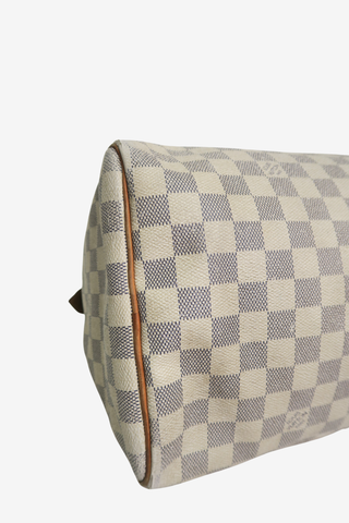 Louis Vuitton Speedy 35 Damier Azur - Designer Handbags at The Find Luxury Resale - Vancouver, Canada