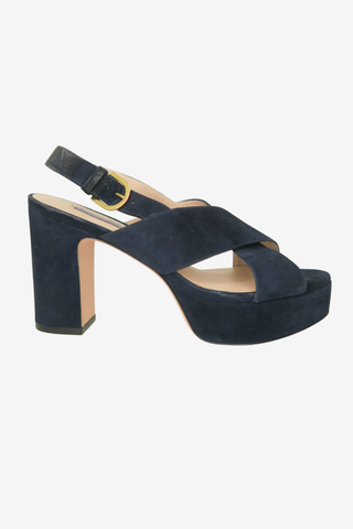 Stuart Weitzman Suede Sandals sz 8