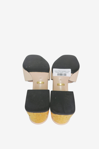 Gucci Pink Sandals sz 38
