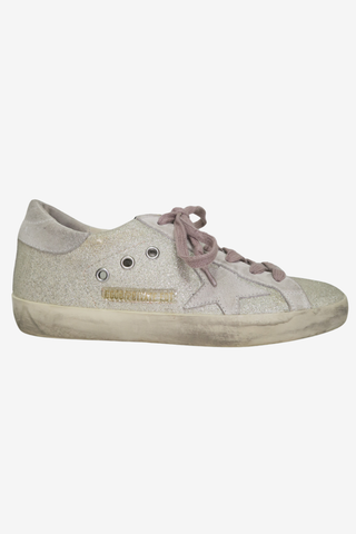 Golden Goose Glitter Sneakers sz 37 - Designer Sneakers at The Find Luxury Resale - Vancouver, Canada