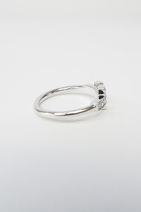 Tiffany & Co. 18K Diamond T Wire Ring