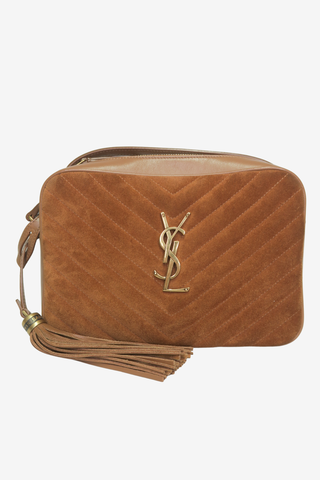 Saint Laurent Suede Lou Lou Camera Bag