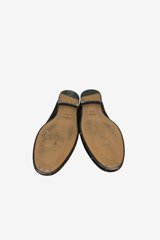 Gucci GG Logo Velvet Loafers - Designer Loafers at The Find Luxury Resale - Vancouver, Canada