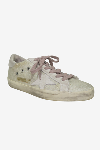 Golden Goose Glitter Sneakers sz 37 - Designer Sneakers at The Find Luxury Resale - Vancouver, Canada
