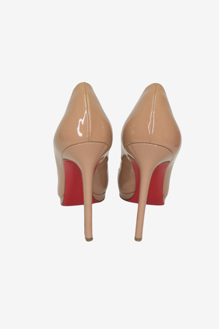 Christian Louboutin Nude Pumps sz 39.5 - Designer pumps at The Find Luxury Resale - Vancouver, Canada