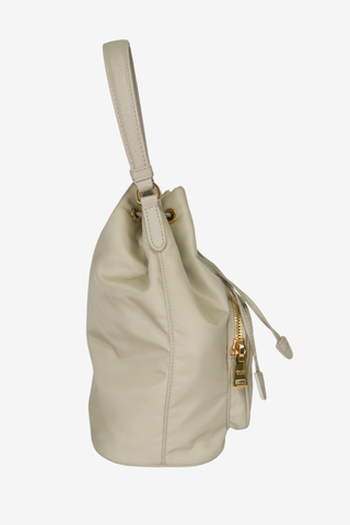 Prada Tessuto Nylon Bucket Bag - Designer Handbags at The Find Luxury Resale - Vancouver, Canada