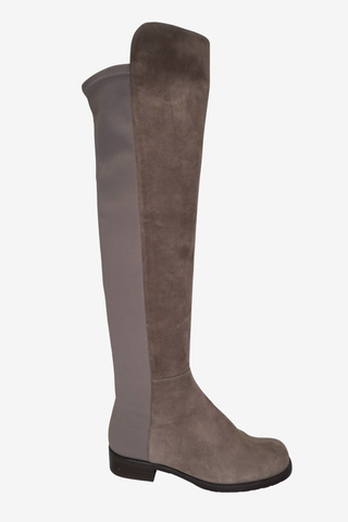 Stuart Weitzman 50/50 Grey Boots sz 5