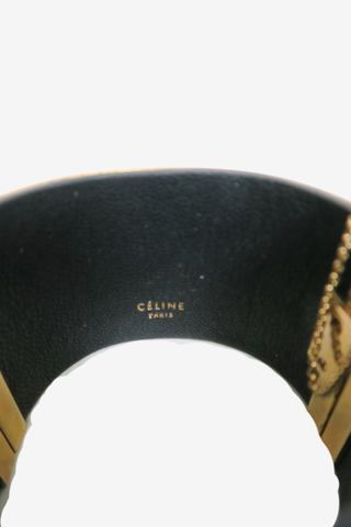 Celine Gold Cuff - Designer Bracelet at The Find Luxury Resale - Vancouver, Canada