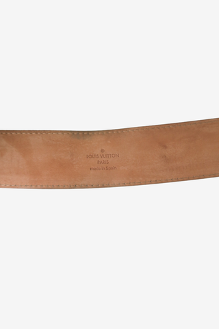 Louis Vuitton Brown Monogram LV Pyramid 40MM Belt - Designer belt at The Find Luxury Resale - Vancouver, Canada