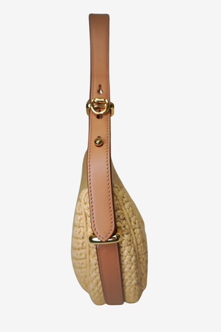 Prada Arque Crochet Shoulder Bag - Designer handbag at The Find Luxury Resale - Vancouver, Canada