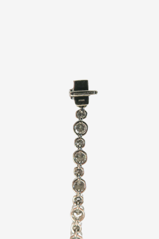 Tiffany & Co. Platinum 3.60ctw Diamond Jazz Tennis Bracelet - Designer Bracelet at The Find Luxury Resale - Vancouver, Canada