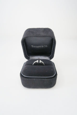 Tiffany & Co. 18K Diamond T Wire Ring - Designer Rings at The Find Luxury Resale - Vancouver, Canada