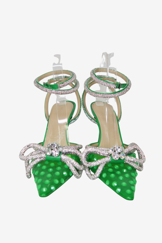 Mach & Mach PVC Bow Accents D'Orsay Pumps sz 38.5 - Designer pumps at The Find Luxury Resale - Vancouver, Canada