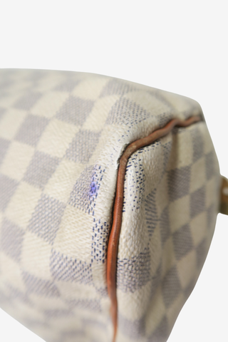 Louis Vuitton Speedy 35 Damier Azur - Designer Handbags at The Find Luxury Resale - Vancouver, Canada