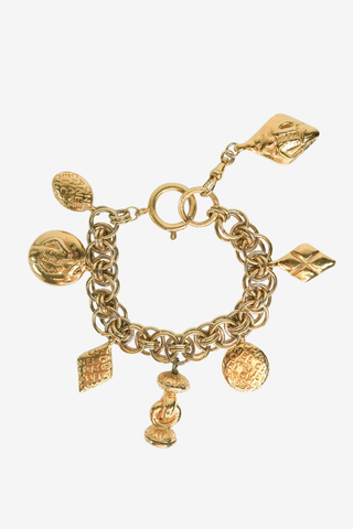 Chanel Vintage Charm Bracelet - Designer Bracelets at The Find Luxury Resale - Vancouver, Canada