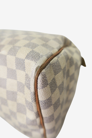 Louis Vuitton Speedy 35 Damier Azur - Designer Handbags at The Find Luxury Resale - Vancouver, Canada