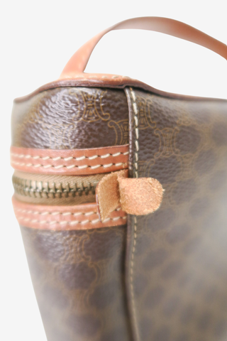 Celine Vintage Macadam Vanity Handbag - Designer Handbags at The Find Luxury Resale - Vancouver, Canada