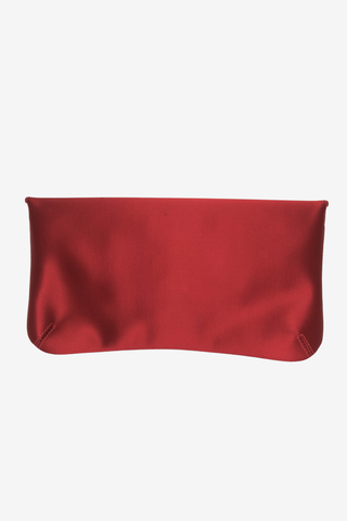 Shangai Tang Red Satin Clutch - Designer Handbags at The Find Luxury Resale - Vancouver, Canada