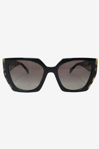 Prada Oversize Black/Tortoise Sunglasses - Designer sunglasses at The Find Luxury Resale - Vancouver, Canada