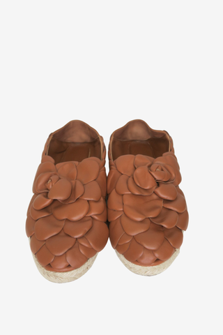 Valentino Leather Floral Print Espadrilles sz 41 - Designer shoes at The Find Luxury Resale - Vancouver, Canada
