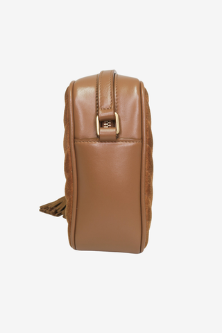 Saint Laurent Suede Lou Lou Camera Bag - Designer handbag at The Find Luxury Resale - Vancouver, Canada