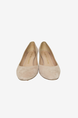 Stuart Weitzman Suede Pump sz 7.5 - Designer shoes at The Find Luxury Resale - Vancouver, Canada