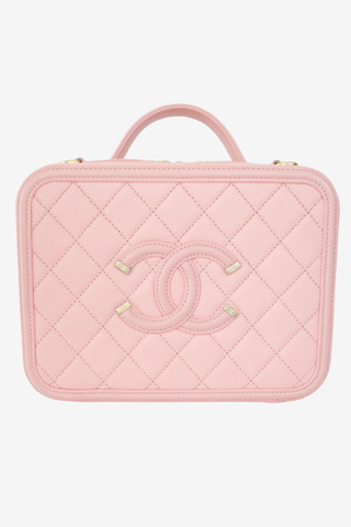 Chanel Medium Filigree Vanity Case - Designer Handbags at The Find Luxury Resale - Vancouver, Canada