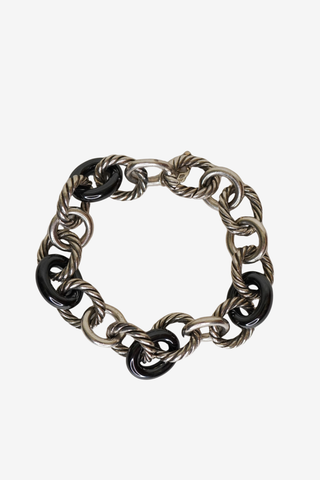 David Yurman Ceramic Link Bracelet - Designer Bracelet at The Find Luxury Resale - Vancouver, Canada