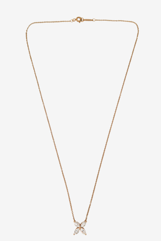 Tiffany & Co 18k Rose Gold Medium Victoria Pendant Necklace - Designer Necklace at The Find Luxury Resale - Vancouver, Canada