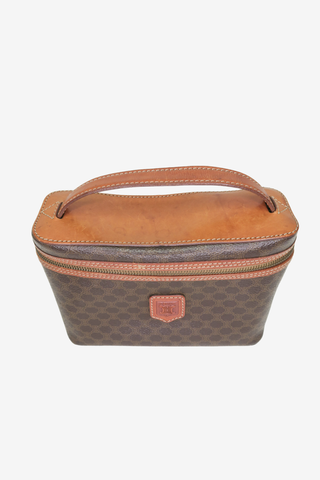 Celine Vintage Macadam Vanity Handbag - Designer Handbags at The Find Luxury Resale - Vancouver, Canada