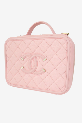 Chanel Medium Filigree Vanity Case - Designer Handbags at The Find Luxury Resale - Vancouver, Canada