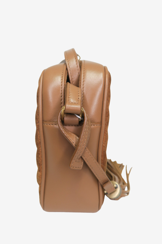 Saint Laurent Suede Lou Lou Camera Bag - Designer handbag at The Find Luxury Resale - Vancouver, Canada