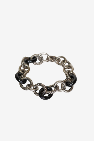 David Yurman Ceramic Link Bracelet - Designer Bracelet at The Find Luxury Resale - Vancouver, Canada