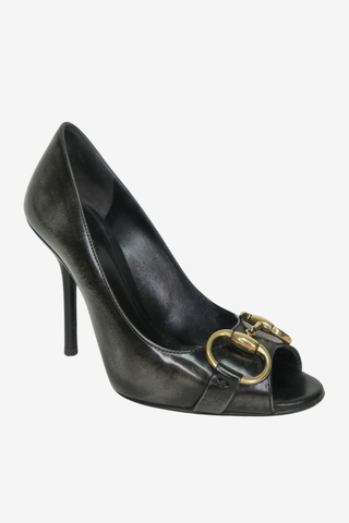 Gucci Patent Horsebit Pumps sz 5.5 - Designer pumps at The Find Luxury Resale - Vancouver, Canada