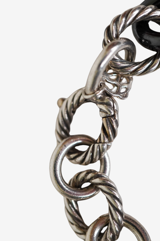 David Yurman Ceramic Link Bracelet - Designer Bracelet at The Find Luxury Resale - Vancouver, Canada